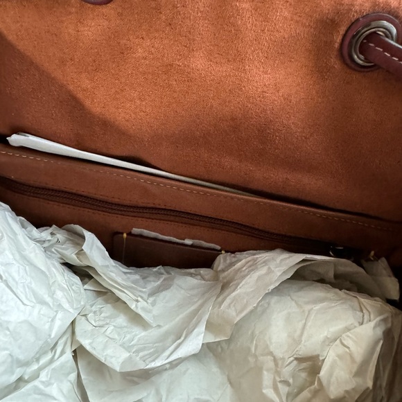 🥰 Coach Hitch Backpack Wine - Picture 11 of 14